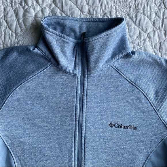 Baby Blue Columbia Quarter-Zip - Picture 1 of 7
